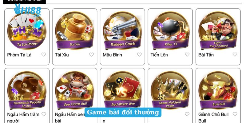 Game bài đổi thưởng