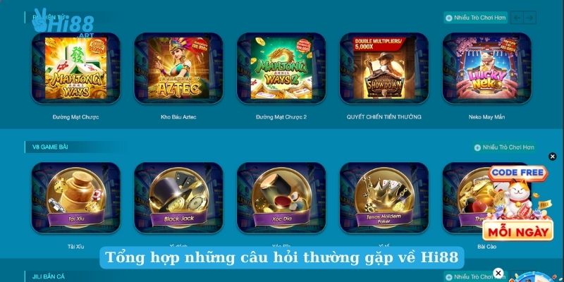 Tổng hợp những câu hỏi thường gặp về Hi88