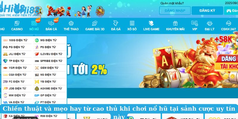 Chiến thuật và mẹo hay từ cao thủ khi chơi nổ hũ tại sảnh cược uy tín này